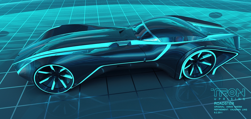 Illustration for article titled Tron: Uprising Vehicle Designs